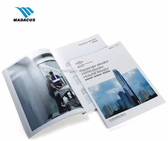 Custom Low Price A3 A4 A5 Perfect Binding Book or Brochure/Leaflet/Flyers/Catalog Printing 