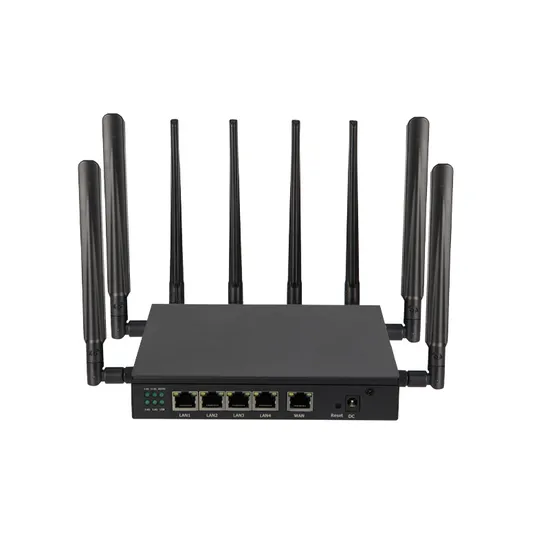 3000Mbps Dual Band WiFi6 Router 5g Dual Card Switchable 5g LTE Router with RM520n