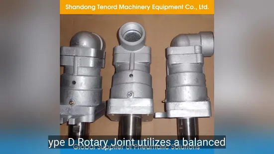 Rotary Joint for Steam & Hot Water Systems Industry and Plastic Calendering/Mixing Machinery with Hydraulic Systems 