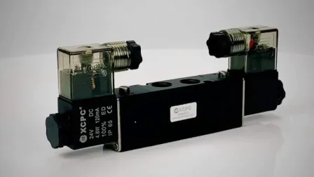 China Supplies 4V 3V Series 5/2 3/2 Way Single Control Double Coil High Quality Pressure Aluminum Alloy Airtac Type Pneumatic Air Solenoid Valve 